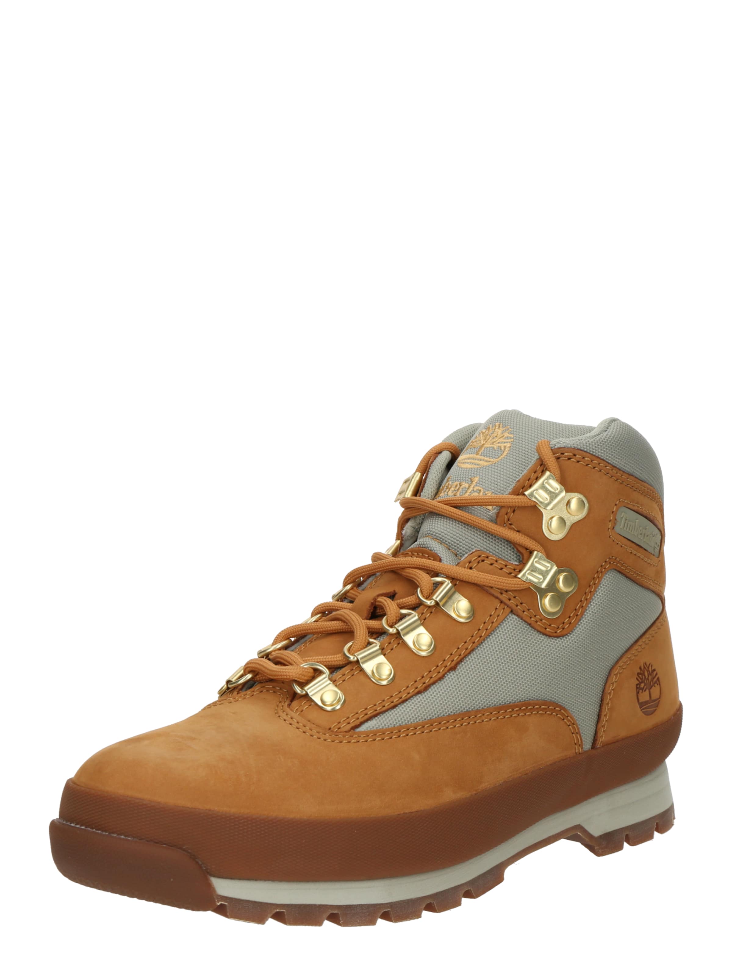 TIMBERLAND Μπότες με κορδόνια σε καφέ: μπροστά