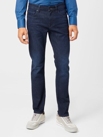BOSS Slimfit Jeans 'Delaware' in Blauw: voorkant