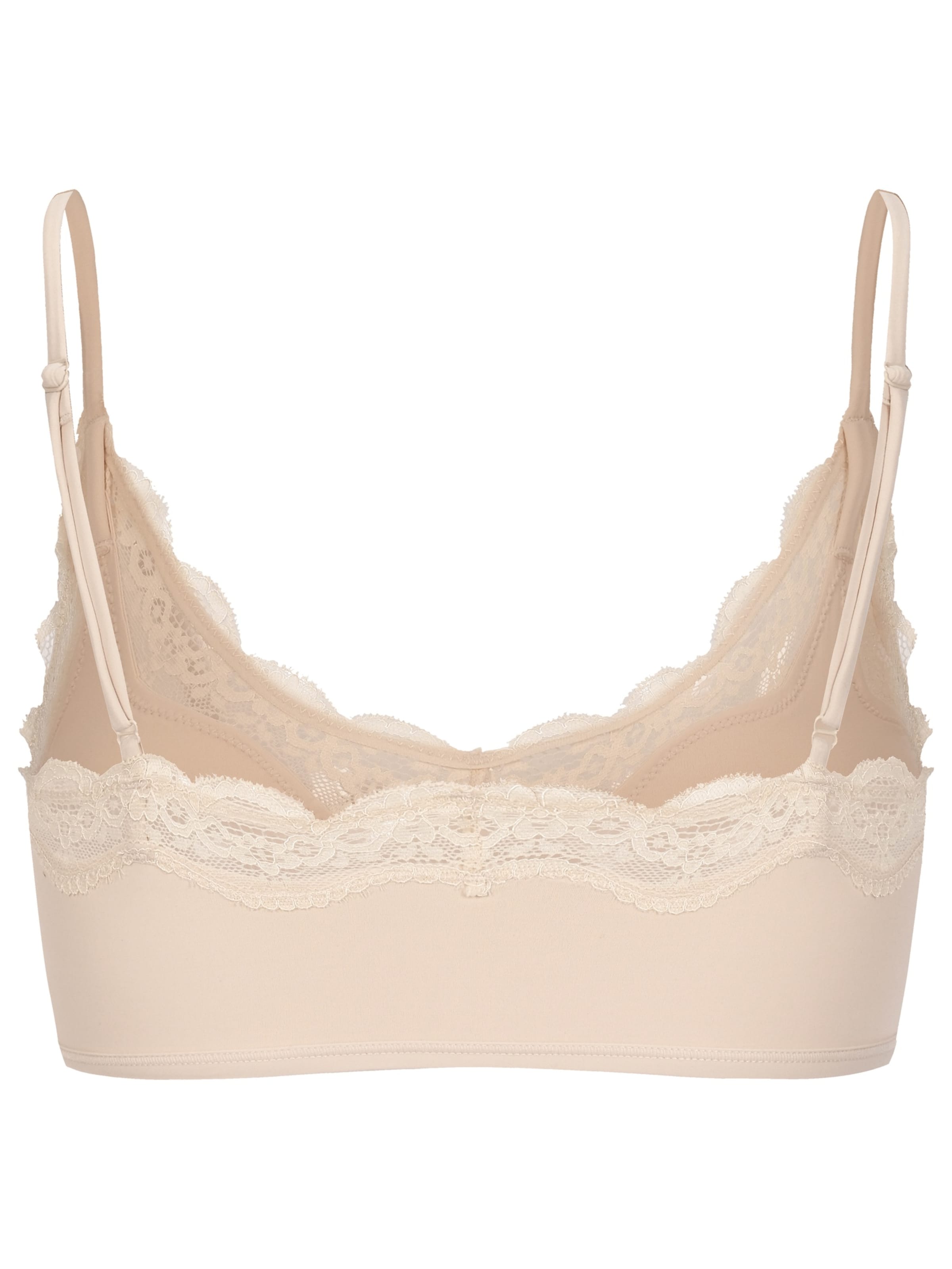 cfab (formerly creamy fabrics) Bustier BH 'Lace Bralette' in Beige