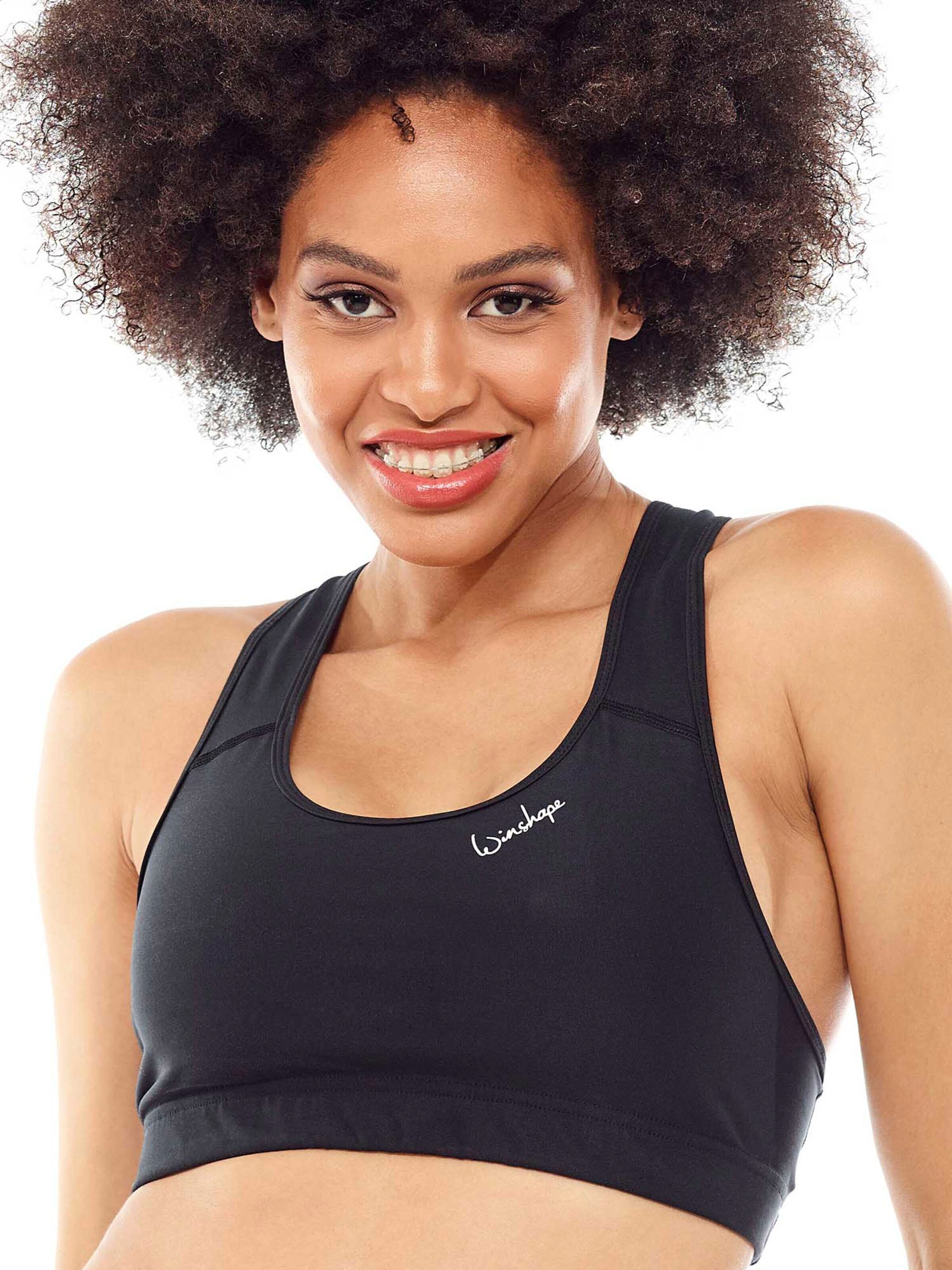 Winshape Бюстье Спортивный бюстгальтер 'SB101' в Черный: спереди