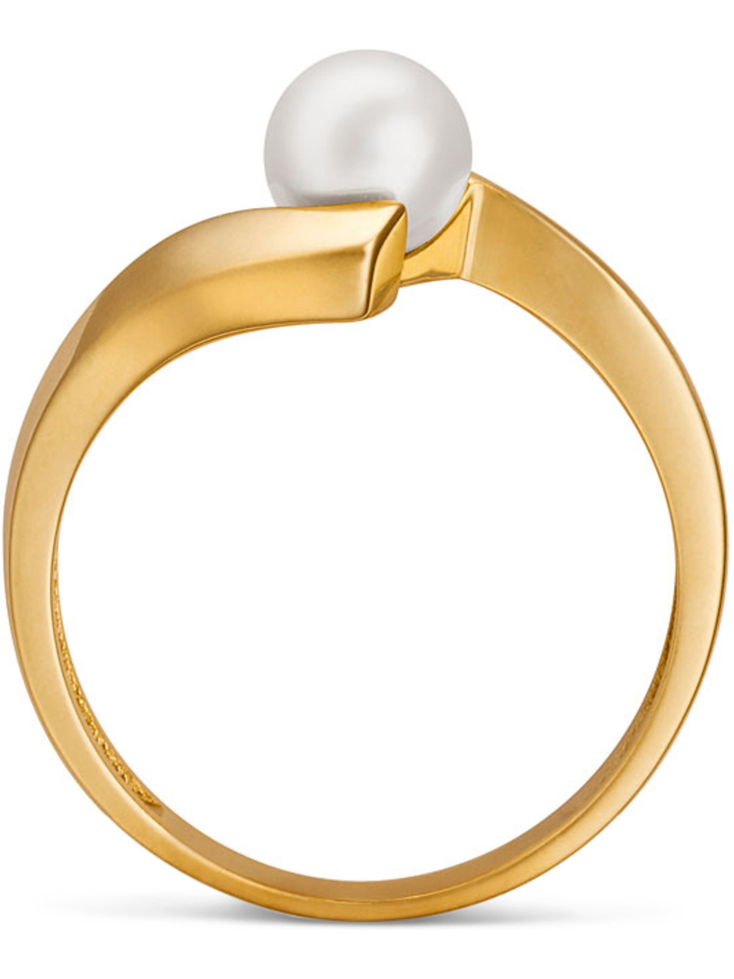 CHRIST Ring in Gelb: Vorderseite