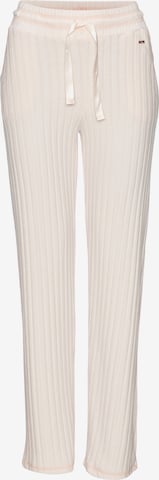 s.Oliver Loosefit Pyjamahose in Beige: predná strana