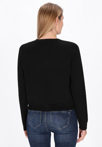 usha BLUE LABEL Knit cardigan in Black