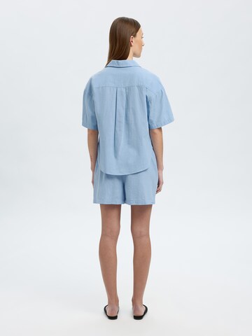 SELECTED - Blusa 'SLFLuisa' en azul