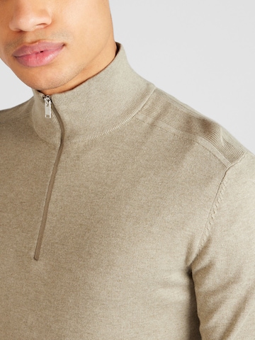 SELECTED HOMME Regular fit Sweater 'SLHBerg' in Green