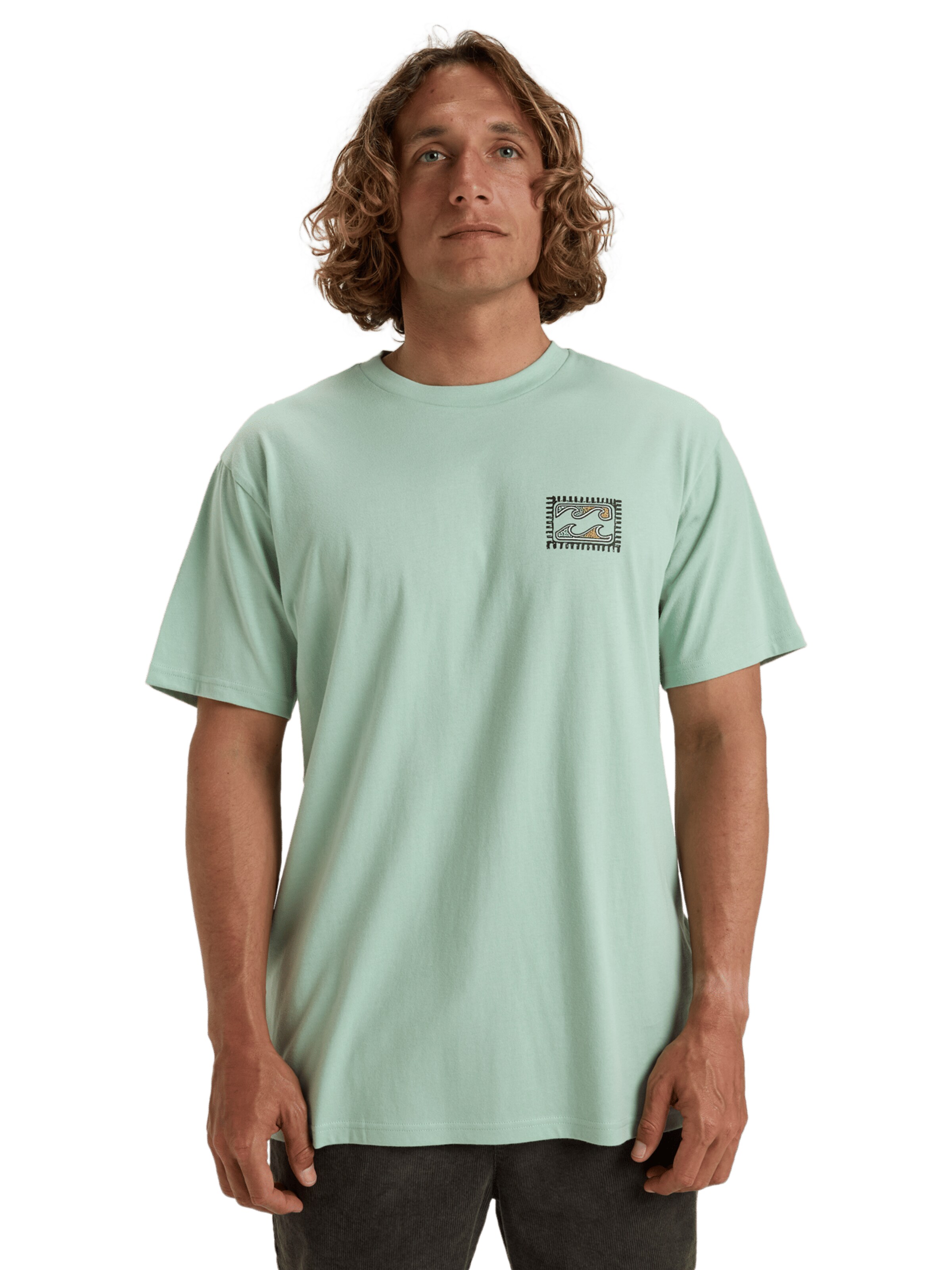 T-Shirt 'CRAYON WAVE' BILLABONG en vert