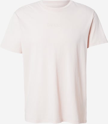 GUESS Футболка 'QUATTRO' в Ярко-розовый: спереди