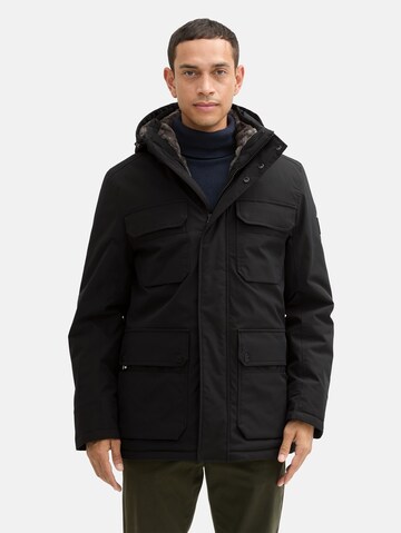 TOM TAILOR Winterjas in Zwart: voorkant