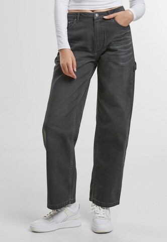 Karl Kani Loosefit Cargojeans in Grau: Vorderseite