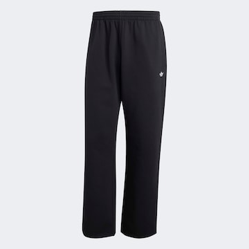 Largi Pantaloni 'Trefoil Essentials' de la ADIDAS ORIGINALS pe negru