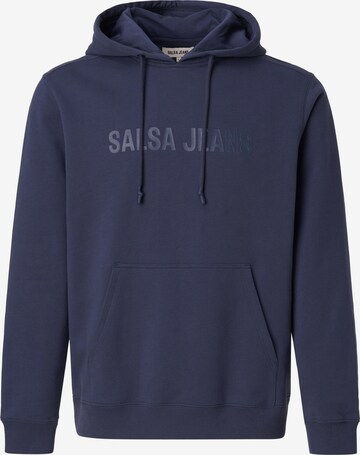Salsa Jeans Sweatshirt in Blauw: voorkant