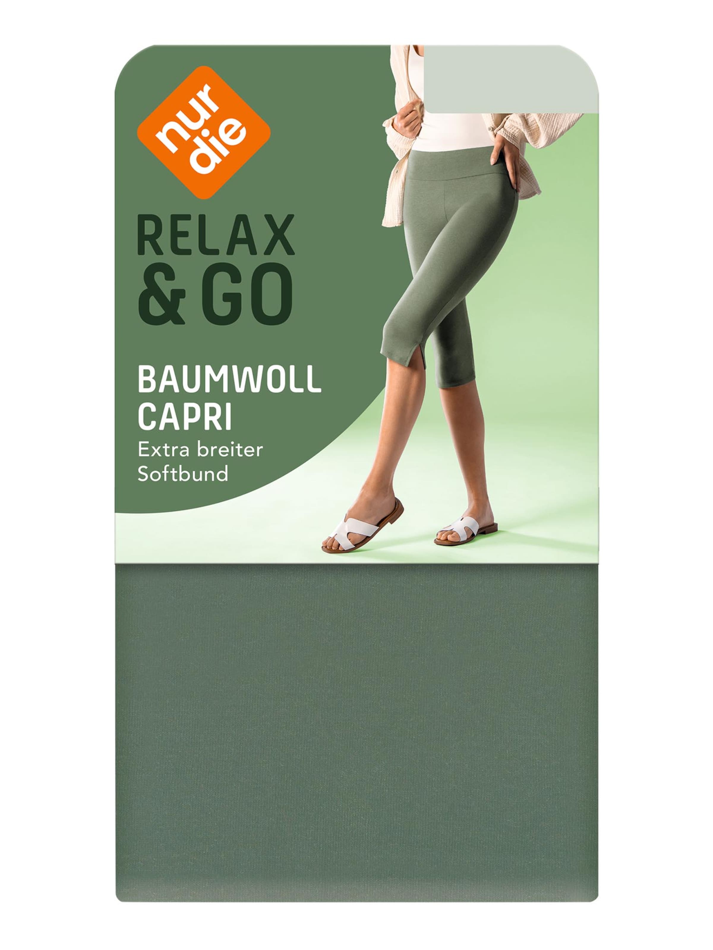 Nur Die Skinny Leggings 'Relax & Go' in Groen