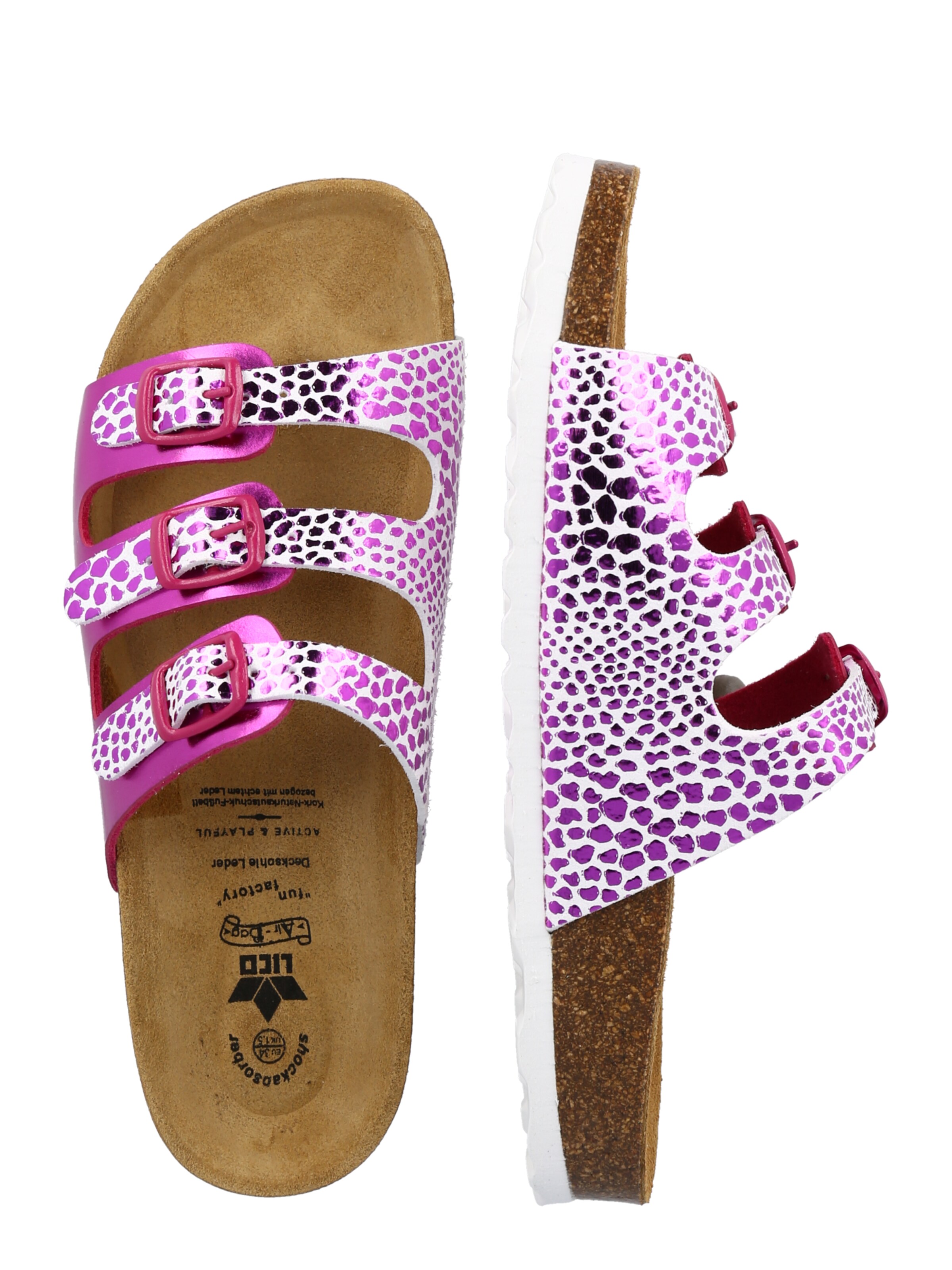 LICO Pantolette  'Bioline' in Pink