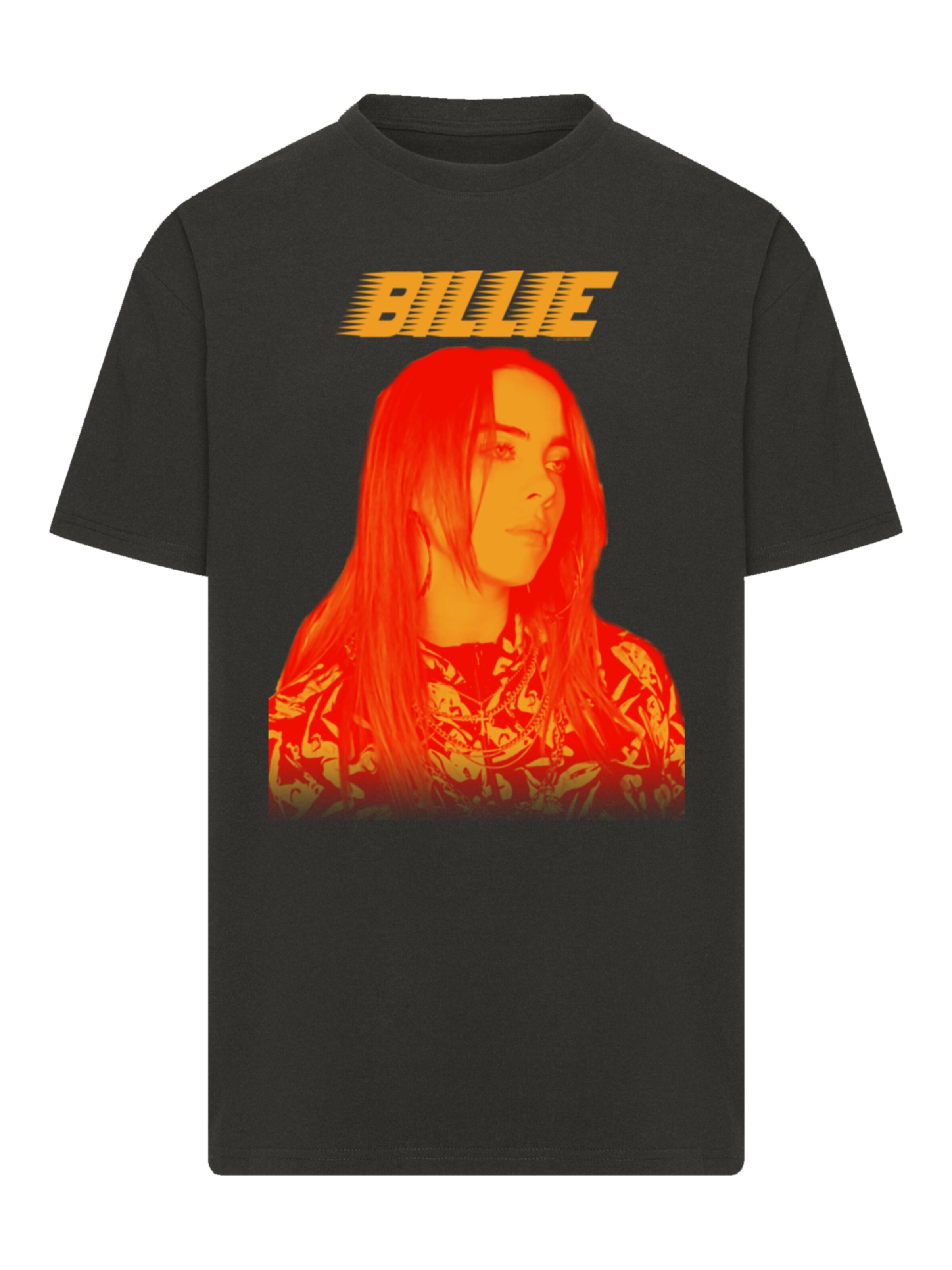 T-Shirt 'Billie Eilish' F4NT4STIC en noir : devant