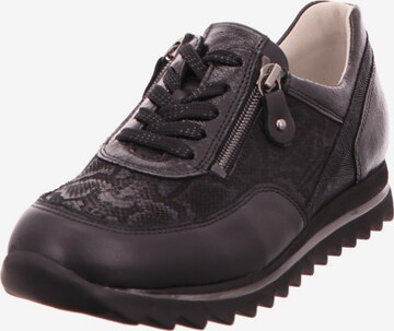 WALDLÄUFER Athletic Lace-Up Shoes in Black: front