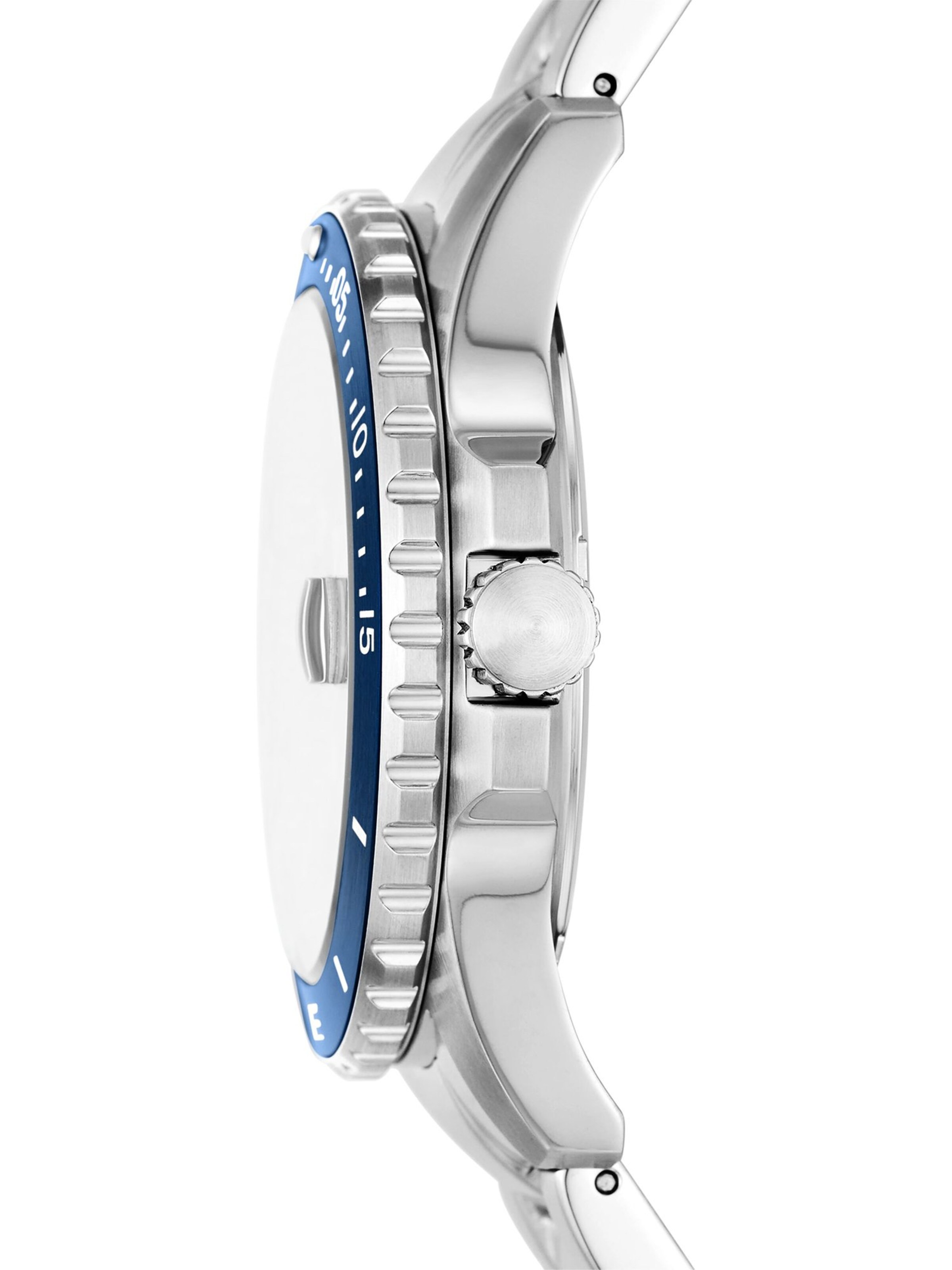 FOSSIL Αναλογικό ρολόι σε ασημί