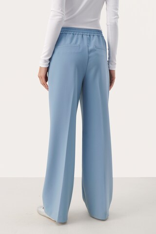 Part Two Wide Leg Hose in Blau