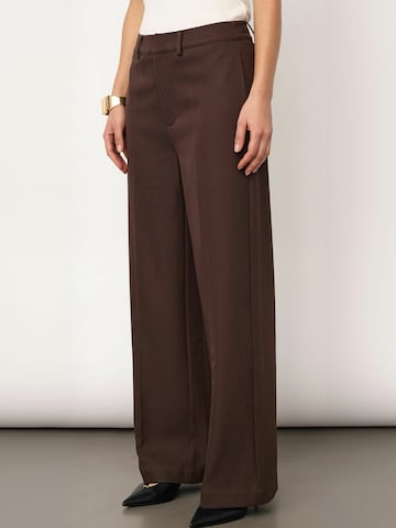 co'couture Regular Pants ' LunaCC ' in Brown