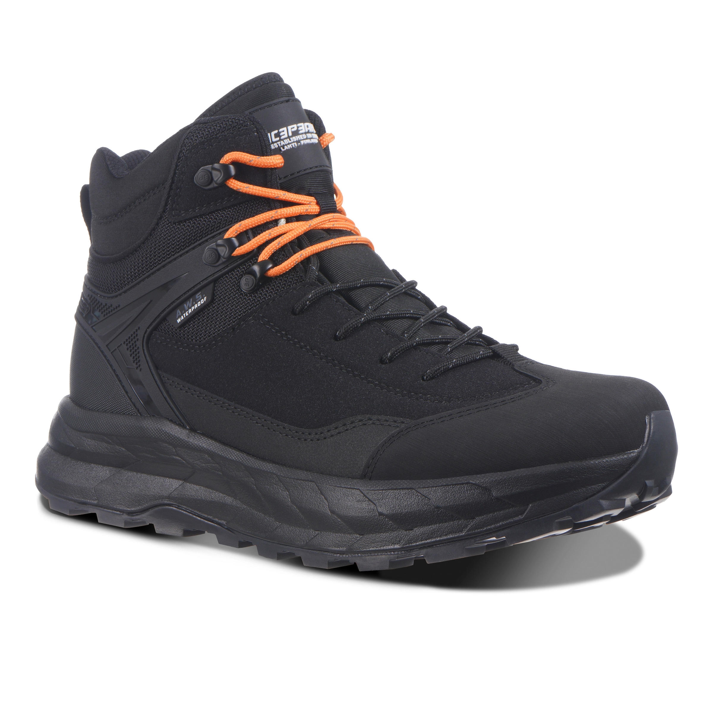 ICEPEAK Boots 'Akaa Mr' in Schwarz: Vorderseite