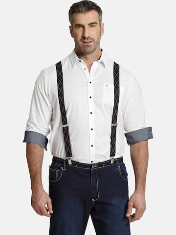 Charles Colby Suspenders 'Lord Thatcher' in Blue: front