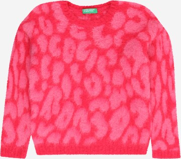 Pullover di UNITED COLORS OF BENETTON in rosa: frontale