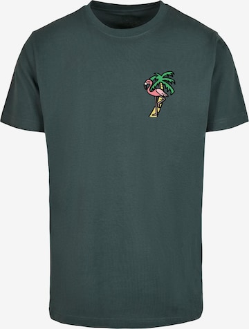 Mister Tee - Camiseta 'Flamingo' en verde: frente