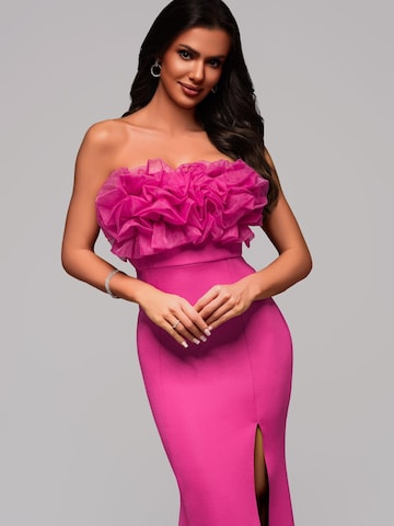 Ombre Avondjurk in Roze