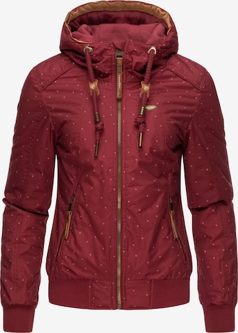 Veste d’hiver 'Druna' Ragwear en rouge : devant