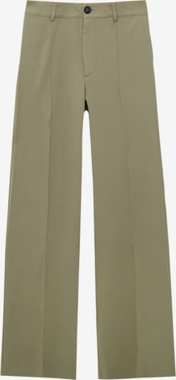Pantaloni con piega frontale Pull&Bear di colore beige scuro, Visualizzazione prodotti