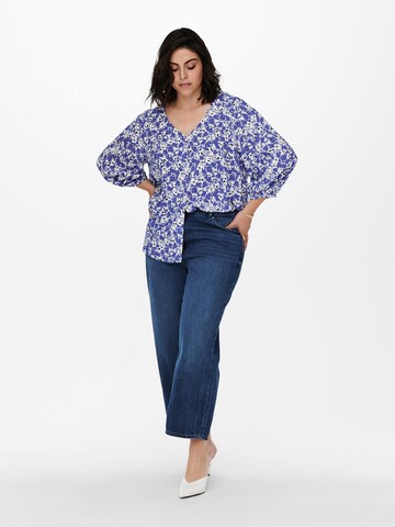ONLY Carmakoma Blouse 'Dazz' in Blue