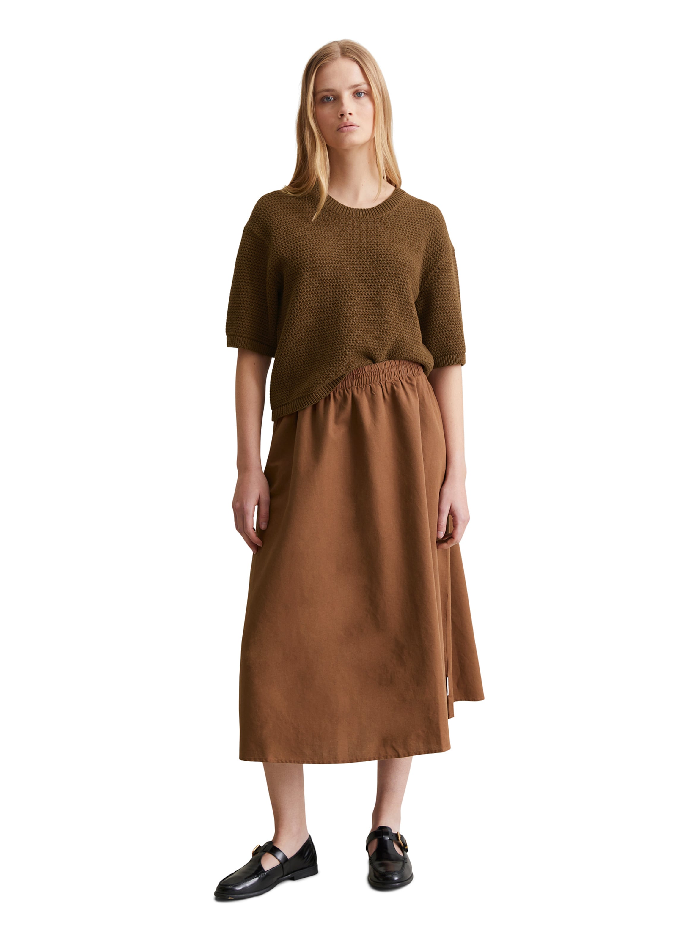 Jupe Marc O'Polo DENIM en marron