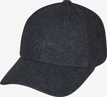 Petrol Industries Cap in Black: front