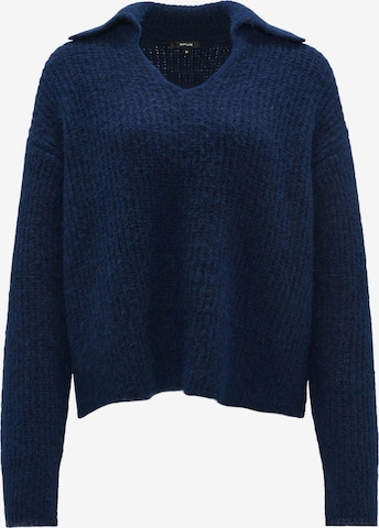 OPUS Trui 'Polonda' in Blauw: voorkant