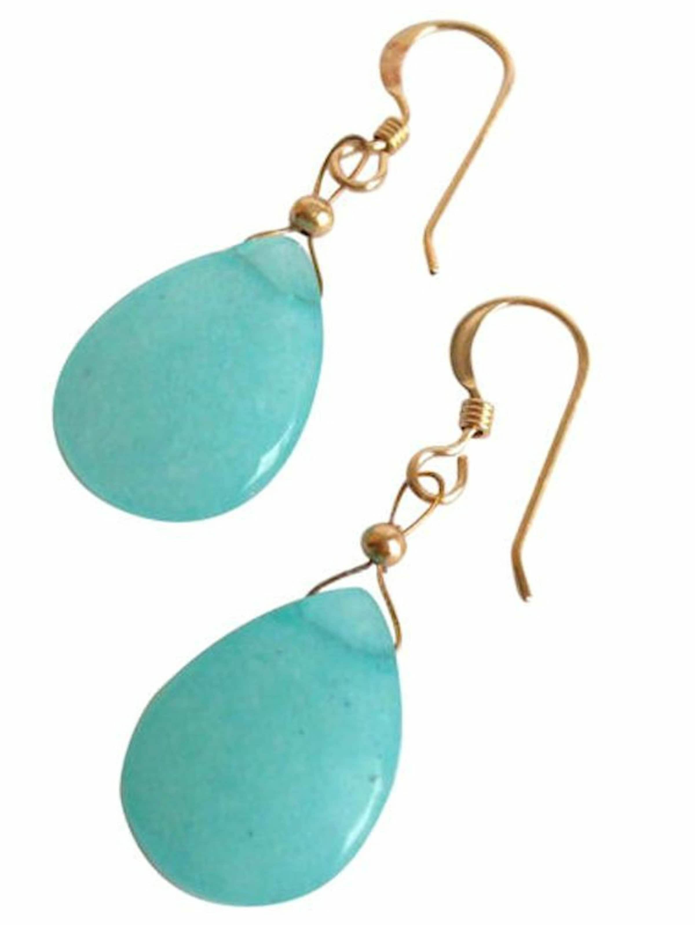 Gemshine Ohrringe 'Jade' in Gold