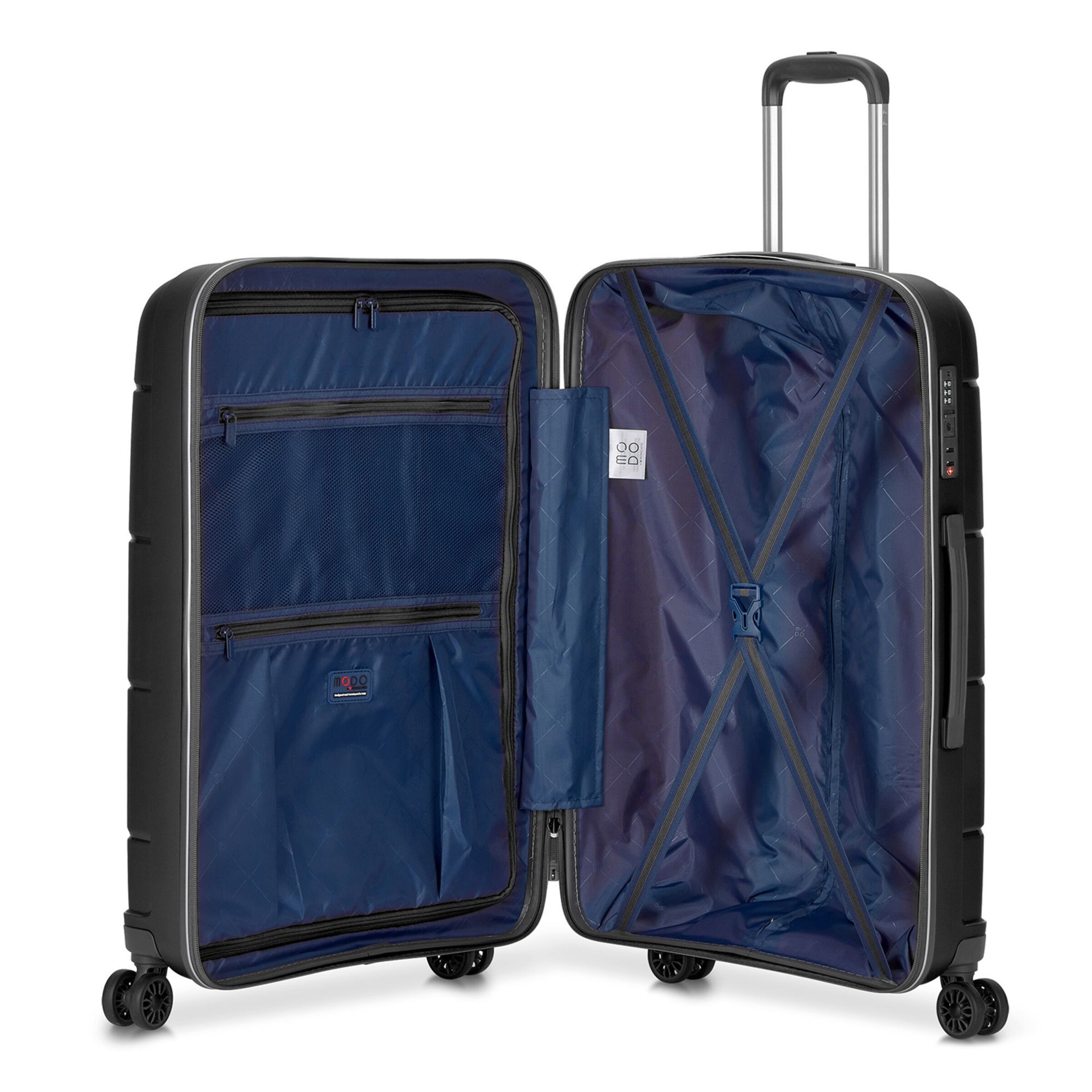 MODO by Roncato Suitcase Set 'Galaxy 4' in Black