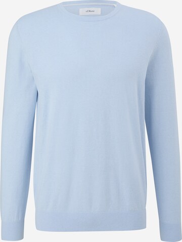 s.Oliver BLACK LABEL Pullover in Blau: predná strana