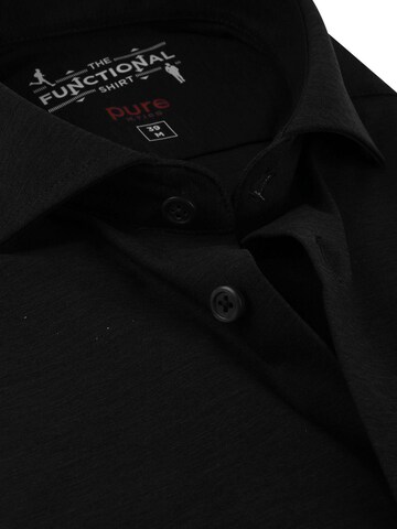 PURE Slim Fit Hemd‌‌‌‌ in Schwarz