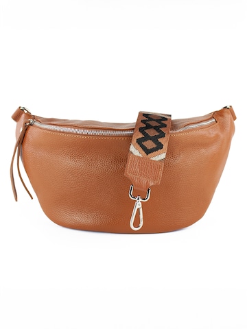 Marsupio 'MALIA' di lePelou in marrone: frontale