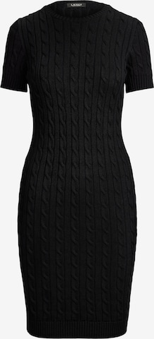 Robes en maille Lauren Ralph Lauren en noir : devant