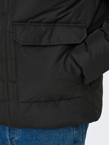 Only & Sons Winter jacket 'Carl' in Black