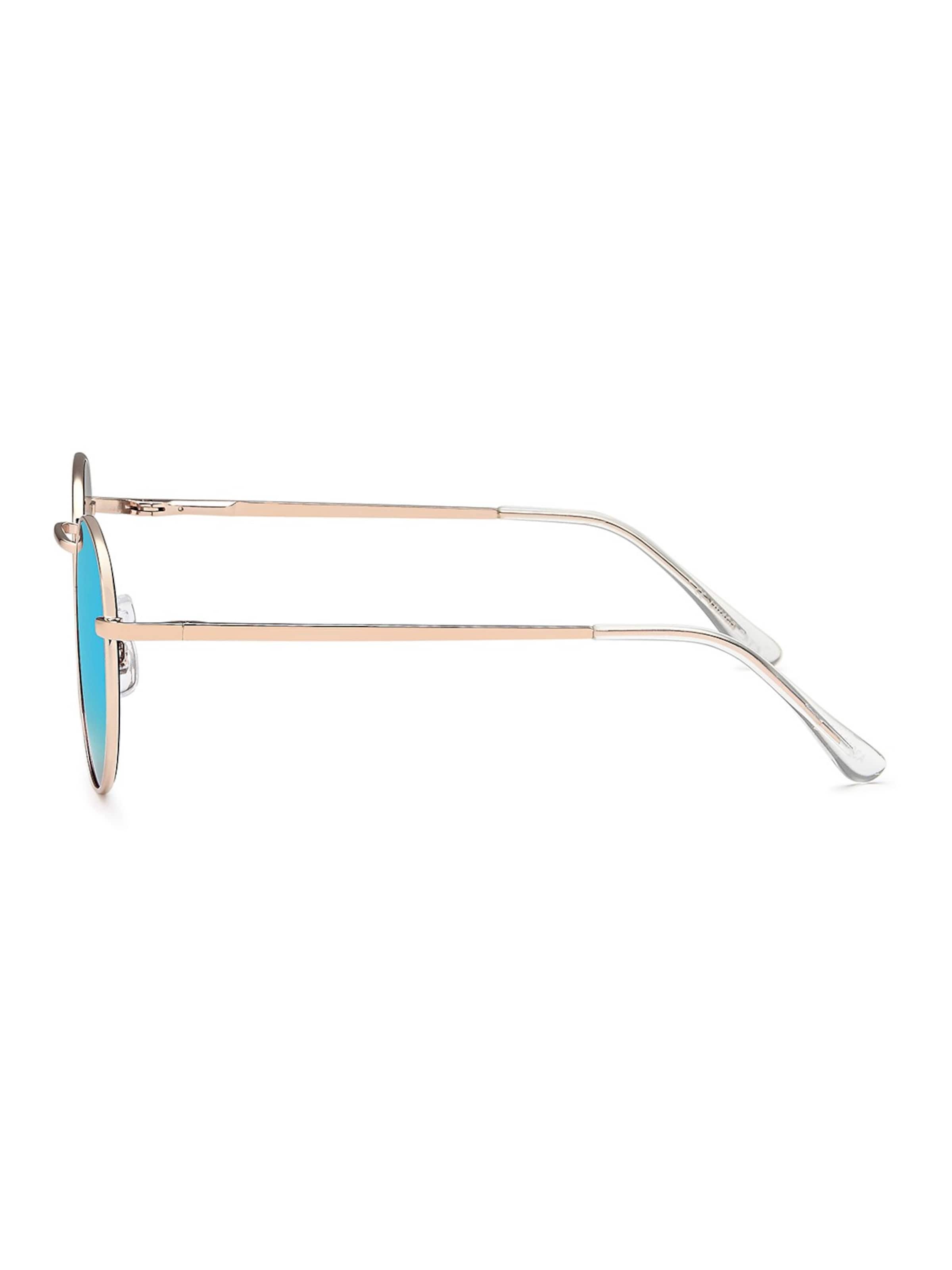styleBREAKER Sonnenbrille 'Sonnenbrille Pantobrille rund'‌ in Blau