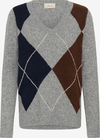 Pull-over 'CRHope' Cream en gris : devant