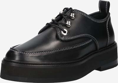 The Kooples Chaussure à lacets en noir, Vue avec produit