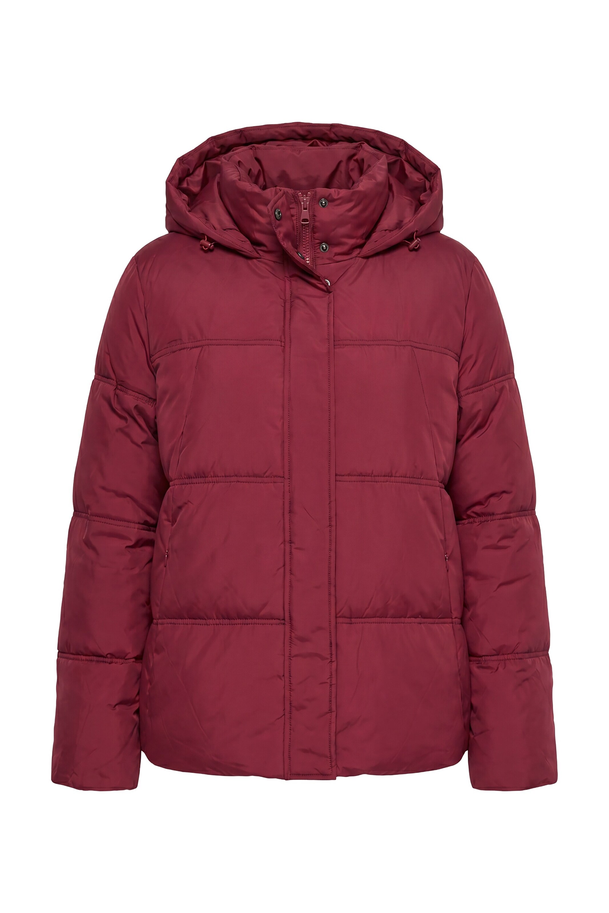 Ulla Popken Winterjas in Rood: voorkant