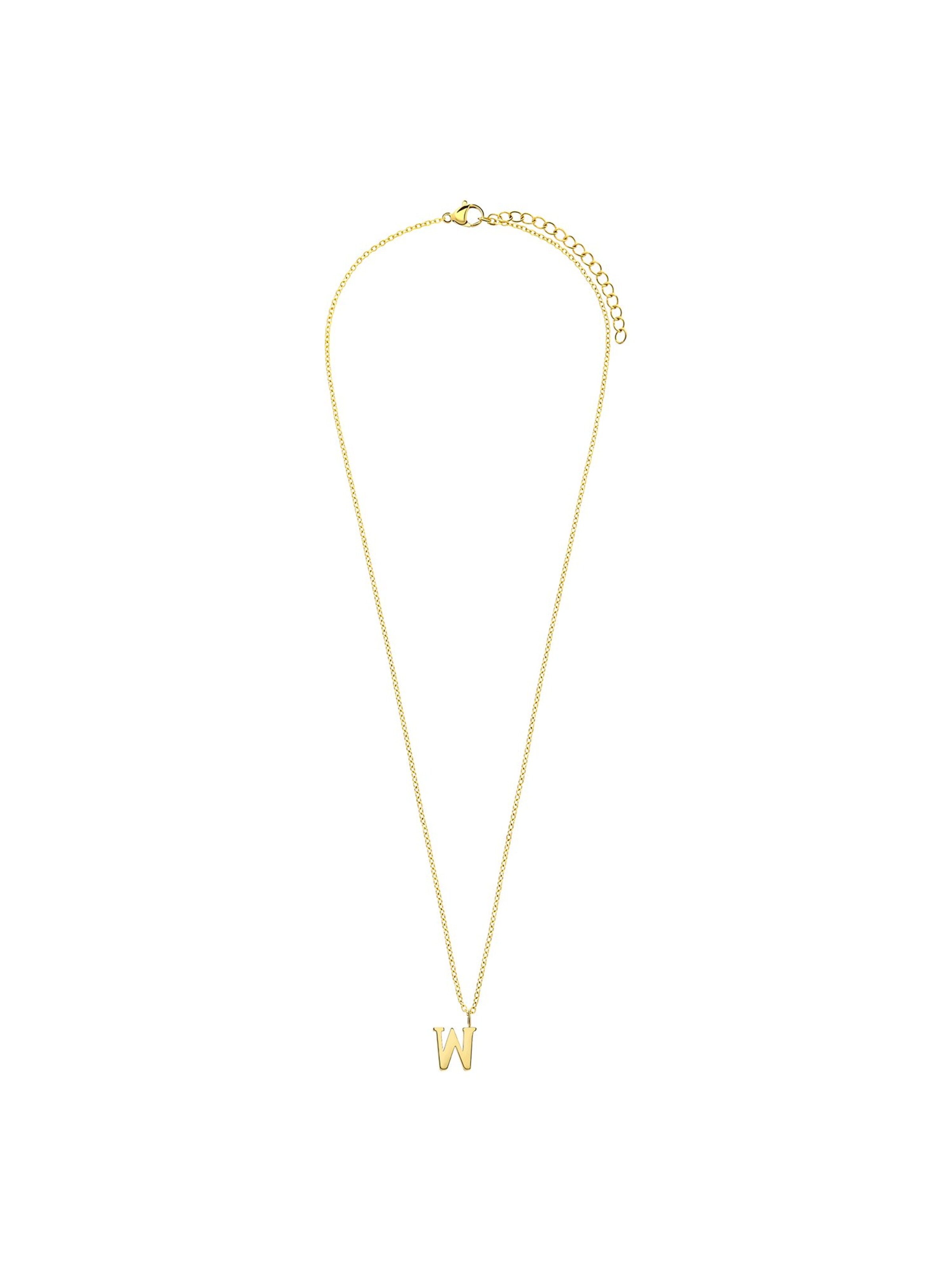 Lucardi Ketting 'Basic ' in Goud: voorkant