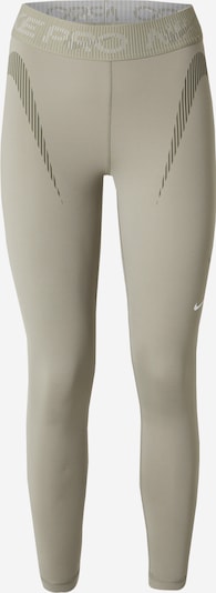 Sportinės kelnės iš NIKE, spalva – alyvuogių spalva / tamsiai žalia / balta, Prekių apžvalga