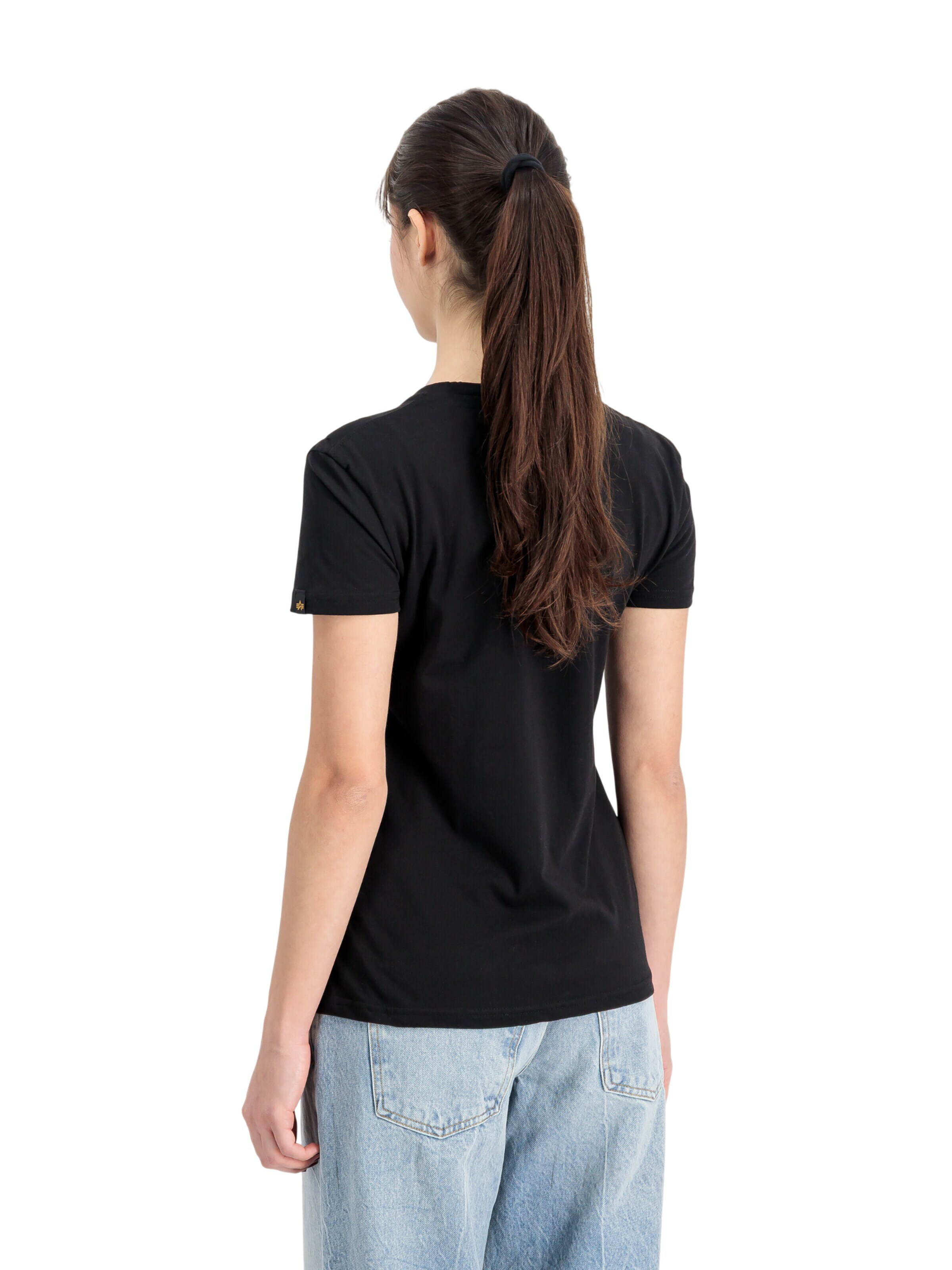 ALPHA INDUSTRIES Shirt 'Crystal'‌‌‌‌‌‌‌‌ in Schwarz