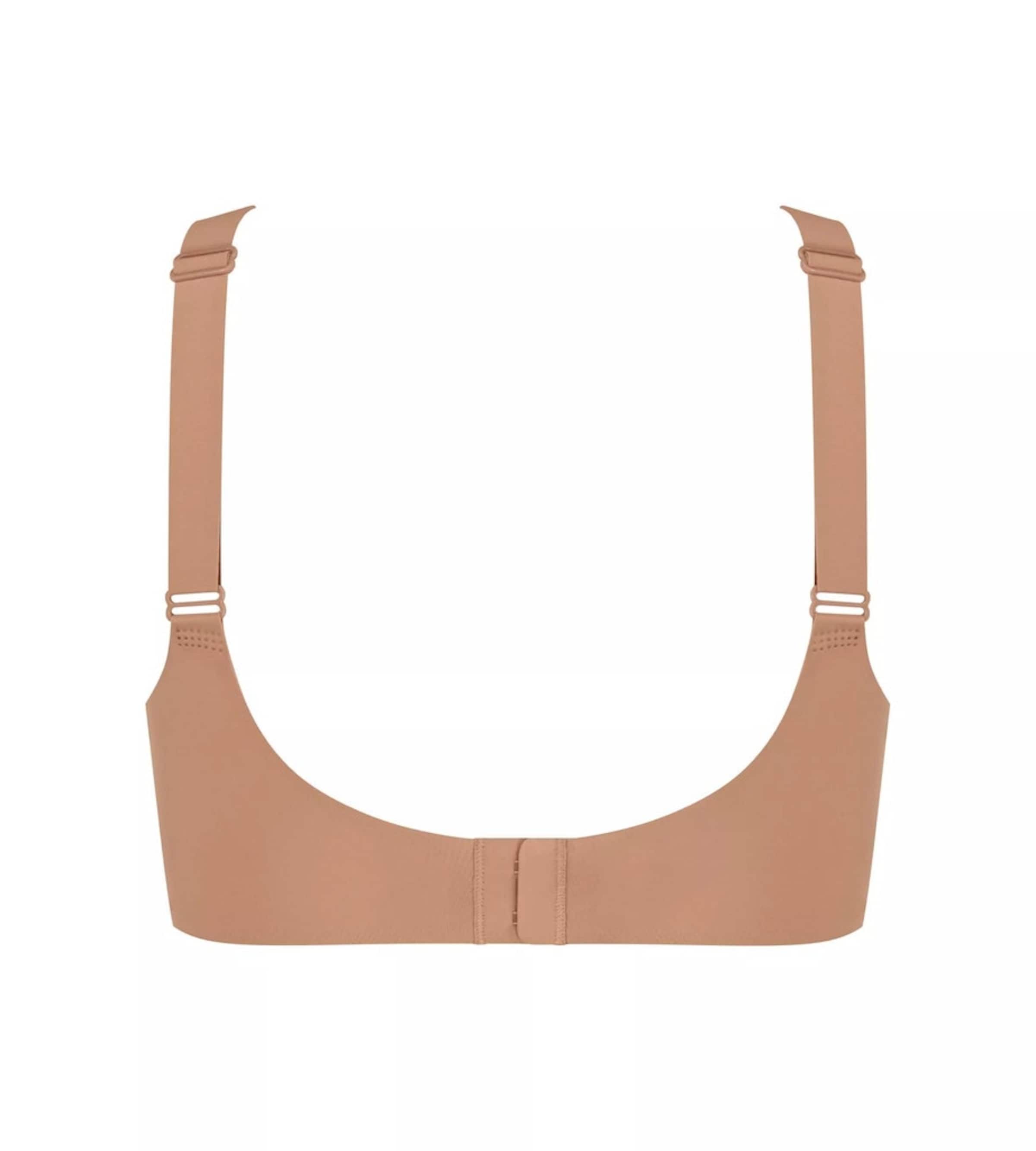 SLOGGI T-shirt Bra 'ZERO Feel 2.0' in Brown