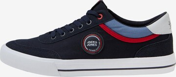 JACK & JONES Rövid szárú sportcipők 'JAY' - kék: elől