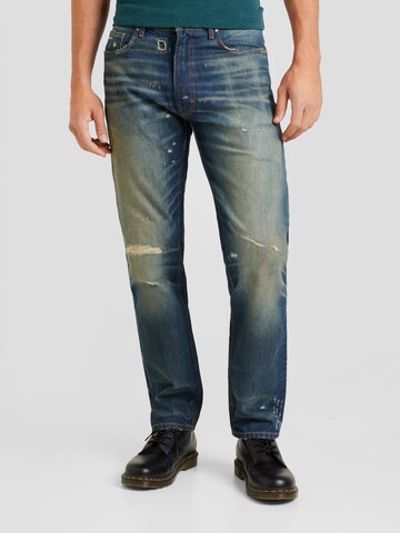 HUGO Regular Jeans i blå: framsida
